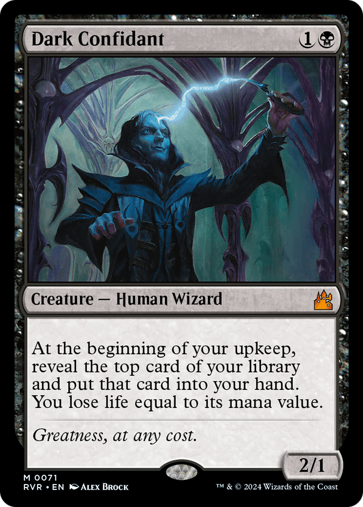Dark Confidant [Ravnica Remastered] | Exor Games Bridgewater
