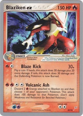 Blaziken ex (89/95) (Blaziken Tech - Chris Fulop) [World Championships 2004] | Exor Games Bridgewater