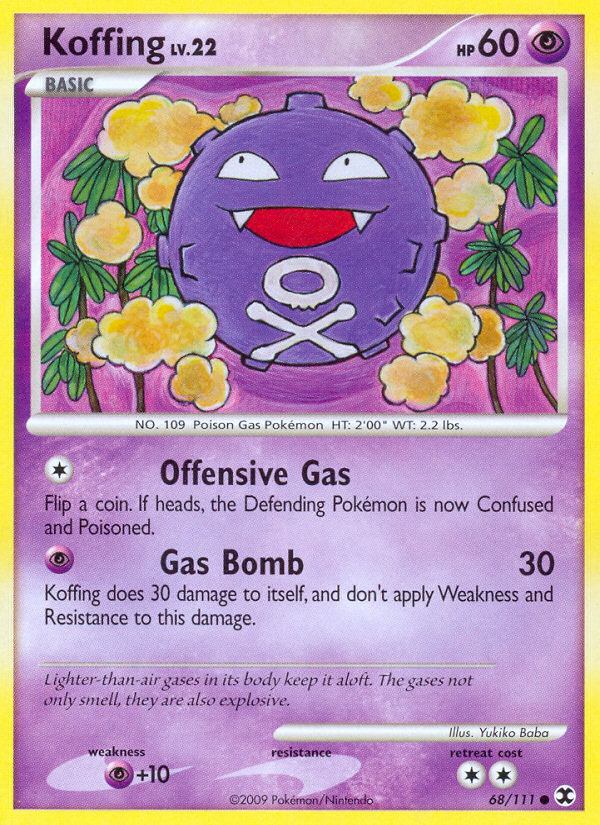 Koffing (68/111) [Platinum: Rising Rivals] | Exor Games Bridgewater