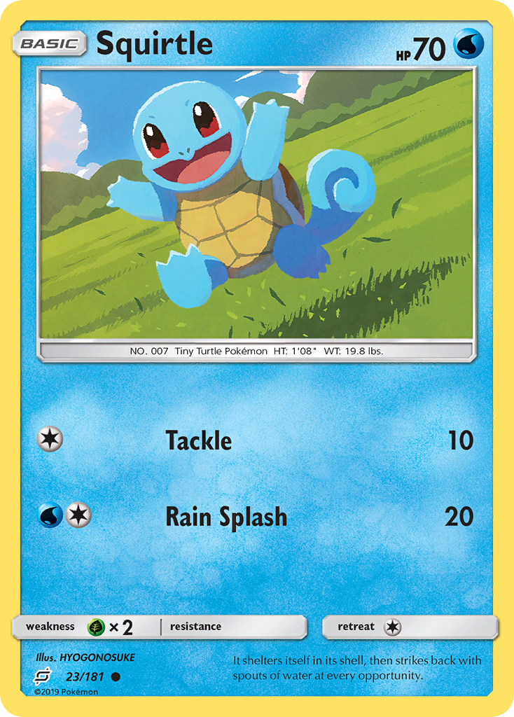 Squirtle (23/181) [Sun & Moon: Team Up] | Exor Games Bridgewater