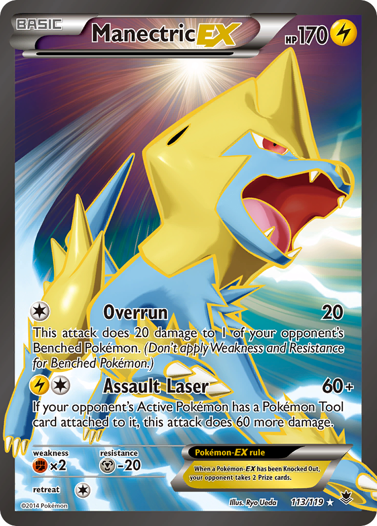 Manectric EX (113/119) [XY: Phantom Forces] | Exor Games Bridgewater