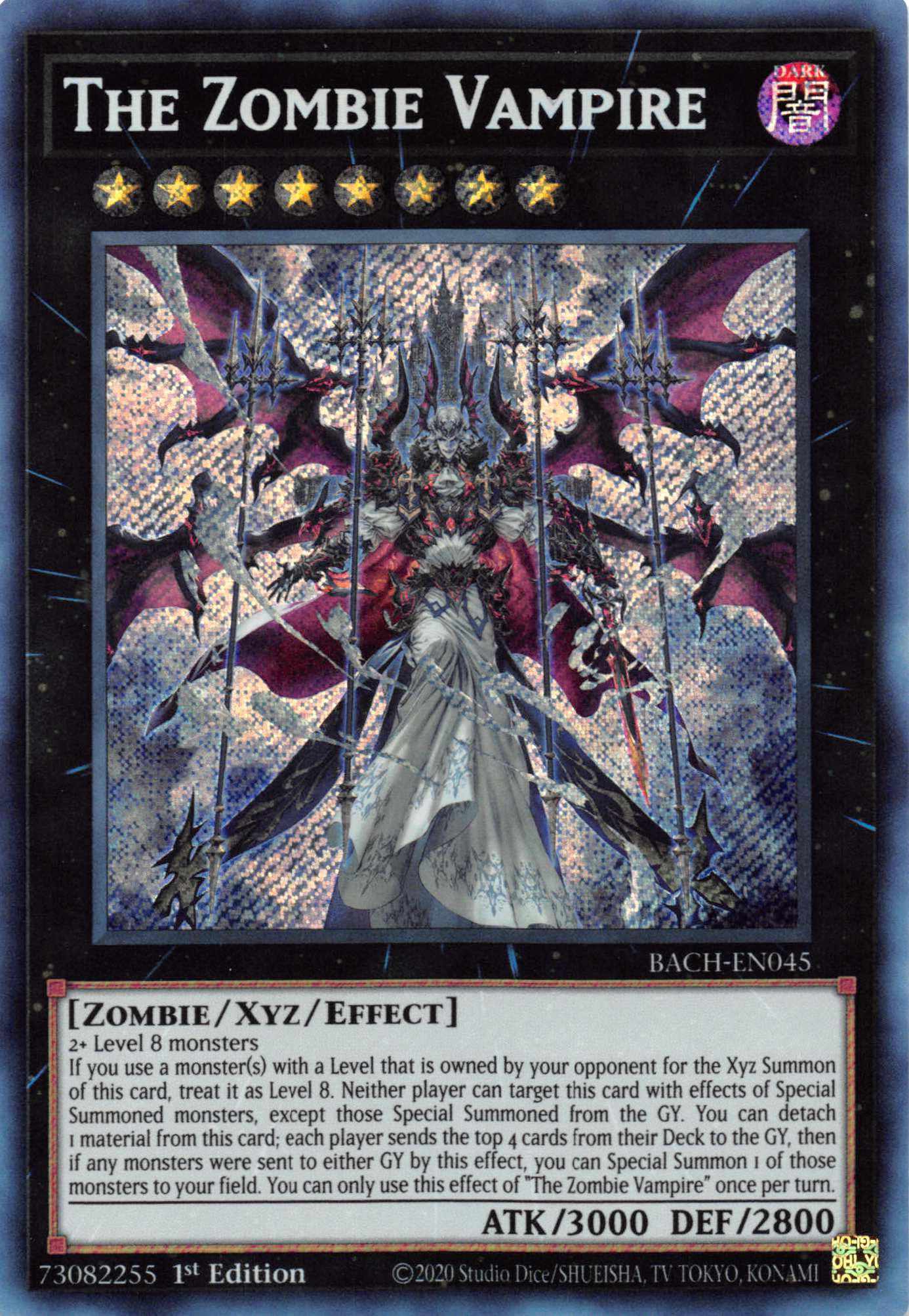 The Zombie Vampire [BACH-EN045] Secret Rare | Exor Games Bridgewater