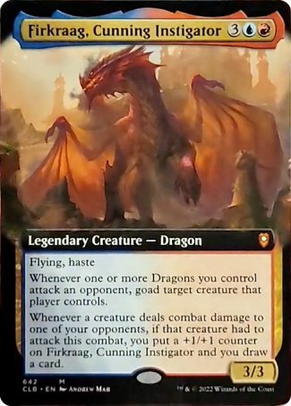 Firkraag, Cunning Instigator (Extended Art) [Commander Legends: Battle for Baldur's Gate] | Exor Games Bridgewater