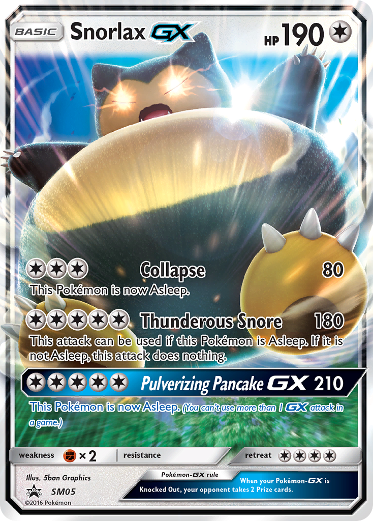 Snorlax GX (SM05) [Sun & Moon: Black Star Promos] | Exor Games Bridgewater