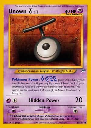 Unown [T] (88/105) [Neo Destiny Unlimited] | Exor Games Bridgewater