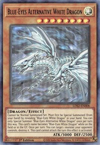 Blue-Eyes Alternative White Dragon (Green) [LDS2-EN008] Ultra Rare | Exor Games Bridgewater