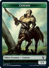 Centaur // Wolf Double-sided Token [Innistrad: Midnight Hunt Commander] | Exor Games Bridgewater