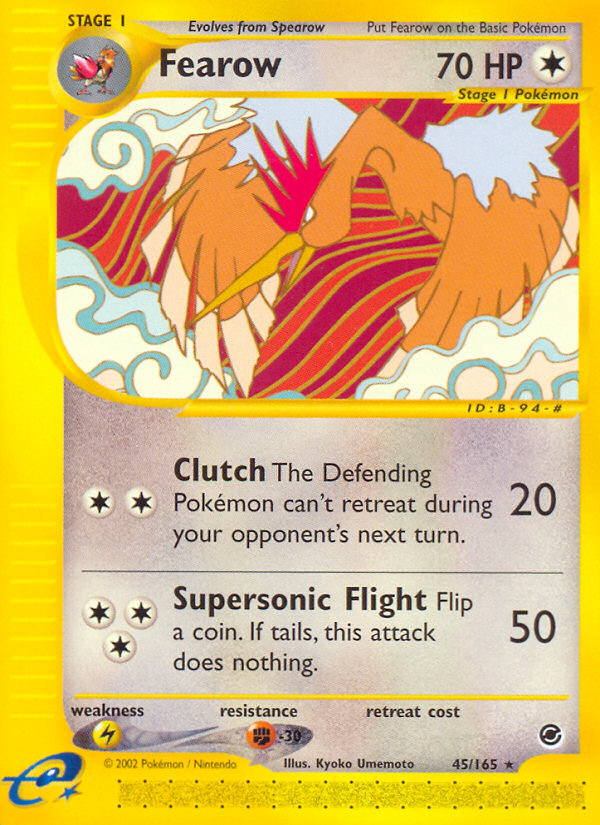 Fearow (45/165) [Expedition: Base Set] | Exor Games Bridgewater