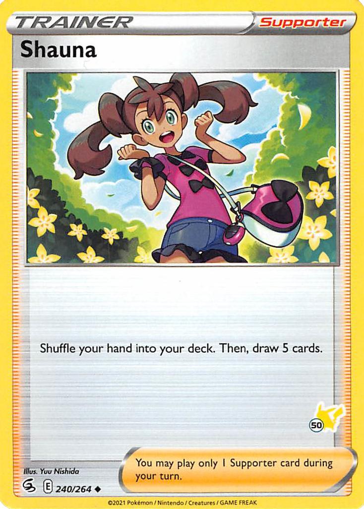 Shauna (240/264) (Pikachu Stamp #50) [Battle Academy 2022] | Exor Games Bridgewater