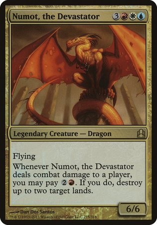 Numot, the Devastator (Oversized) [Commander 2011 Oversized] | Exor Games Bridgewater