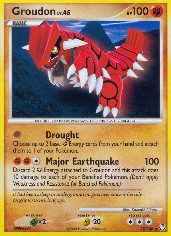 Groudon (29/146) [Diamond & Pearl: Legends Awakened] | Exor Games Bridgewater