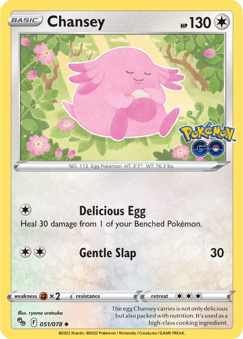 Chansey (051/078) [Pokémon GO] | Exor Games Bridgewater