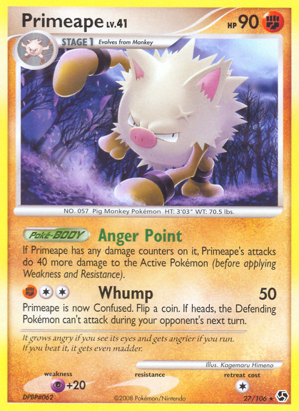 Primeape (27/106) [Diamond & Pearl: Great Encounters] | Exor Games Bridgewater