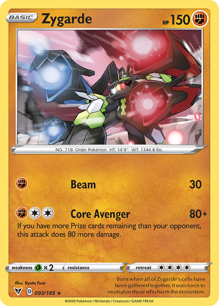 Zygarde (093/185) [Sword & Shield: Vivid Voltage] | Exor Games Bridgewater