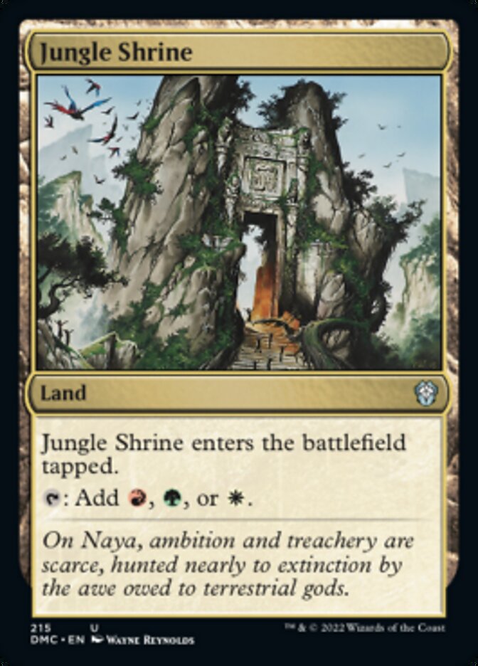 Jungle Shrine [Dominaria United Commander] | Exor Games Bridgewater