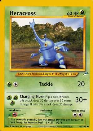 Heracross (41/105) [Neo Destiny Unlimited] | Exor Games Bridgewater