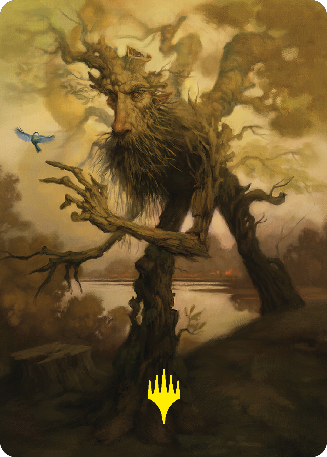 Treefolk Token Art Card (Gold-Stamped Signature) [The Lord of the Rings: Tales of Middle-earth Art Series] | Exor Games Bridgewater