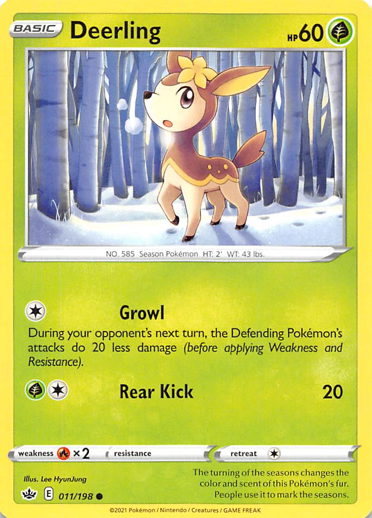 Deerling (011/198) [Sword & Shield: Chilling Reign] | Exor Games Bridgewater