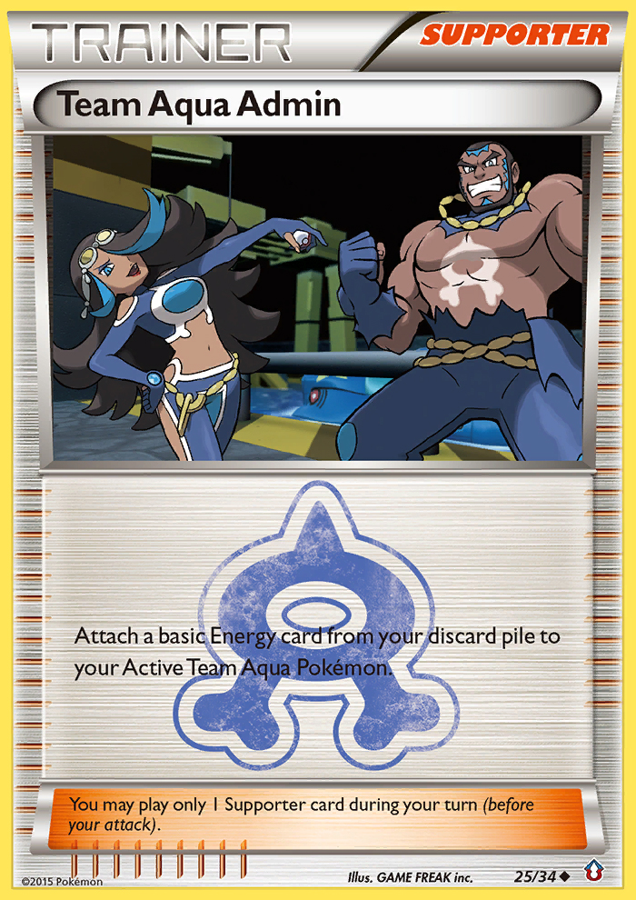 Team Aqua Admin (25/34) [XY: Double Crisis] | Exor Games Bridgewater