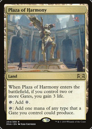 Plaza of Harmony [Ravnica Allegiance] | Exor Games Bridgewater