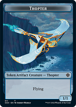 Bird // Thopter Double-Sided Token [Starter Commander Decks] | Exor Games Bridgewater