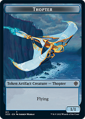 Bird // Thopter Double-Sided Token [Starter Commander Decks] | Exor Games Bridgewater