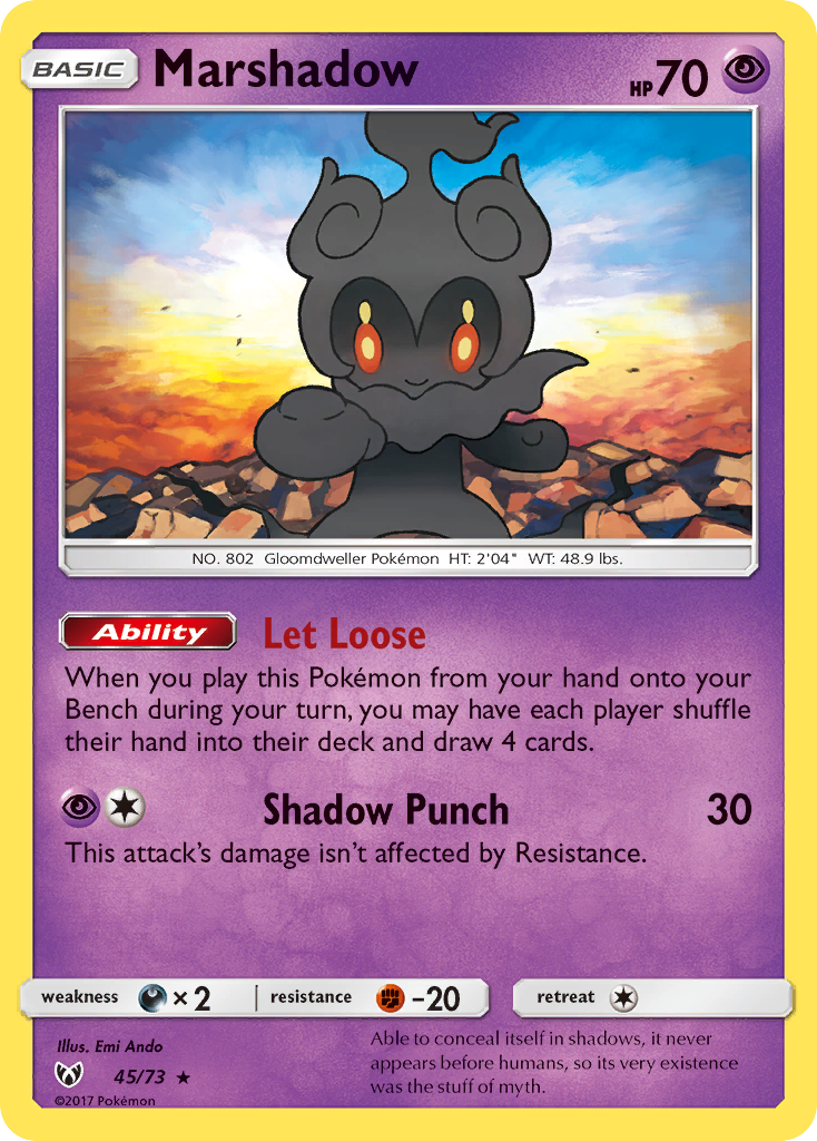 Marshadow (45/73) [Sun & Moon: Shining Legends] | Exor Games Bridgewater