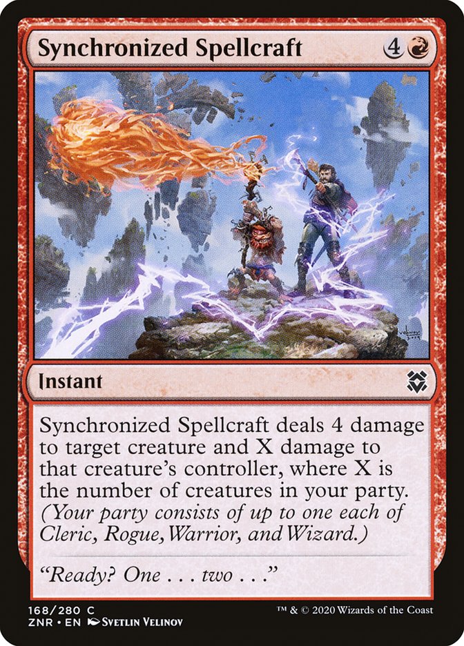 Synchronized Spellcraft [Zendikar Rising] | Exor Games Bridgewater