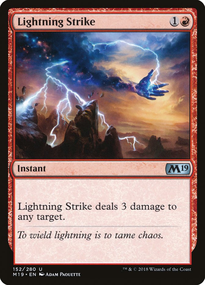 Lightning Strike [Core Set 2019] | Exor Games Bridgewater