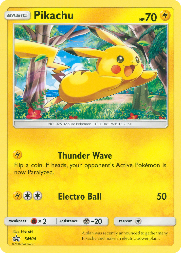 Pikachu (SM04) (Target Non Holo) [Sun & Moon: Black Star Promos] | Exor Games Bridgewater