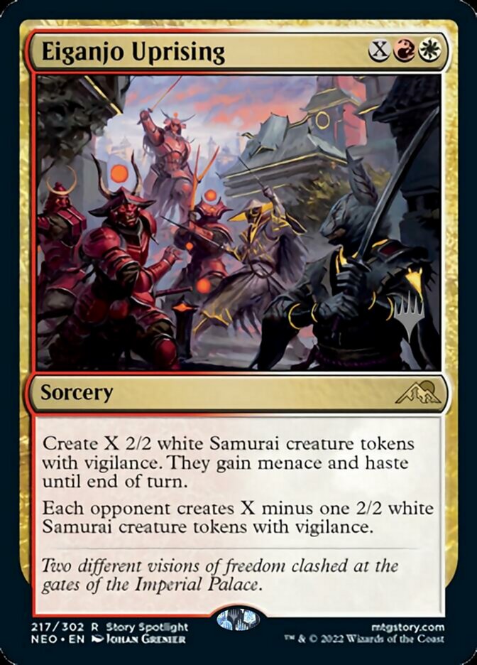 Eiganjo Uprising (Promo Pack) [Kamigawa: Neon Dynasty Promos] | Exor Games Bridgewater