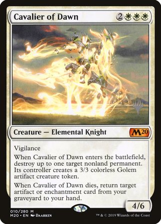 Cavalier of Dawn [Core Set 2020 Promos] | Exor Games Bridgewater