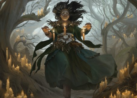 Candlegrove Witch 1 Art Card [Innistrad: Midnight Hunt Art Series] | Exor Games Bridgewater