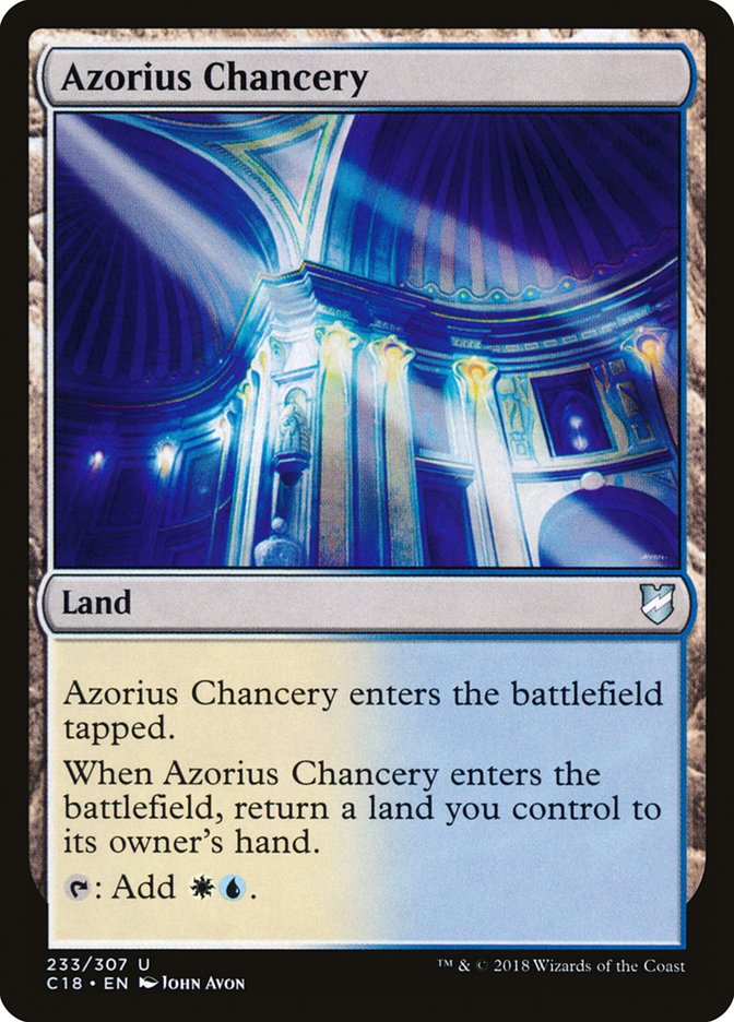 Azorius Chancery [Commander 2018] | Exor Games Bridgewater