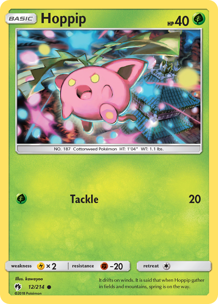 Hoppip (12/214) [Sun & Moon: Lost Thunder] | Exor Games Bridgewater