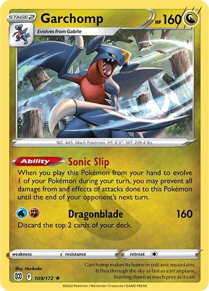 Garchomp (109/172) [Sword & Shield: Brilliant Stars] | Exor Games Bridgewater