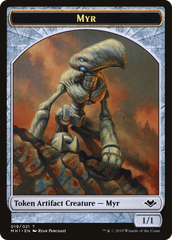 Myr // Thopter Double-Sided Token [Phyrexia: All Will Be One Commander Tokens] | Exor Games Bridgewater