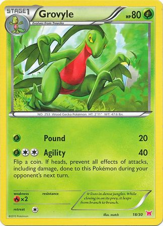 Grovyle (18/30) [XY: Trainer Kit 2 - Latias] | Exor Games Bridgewater