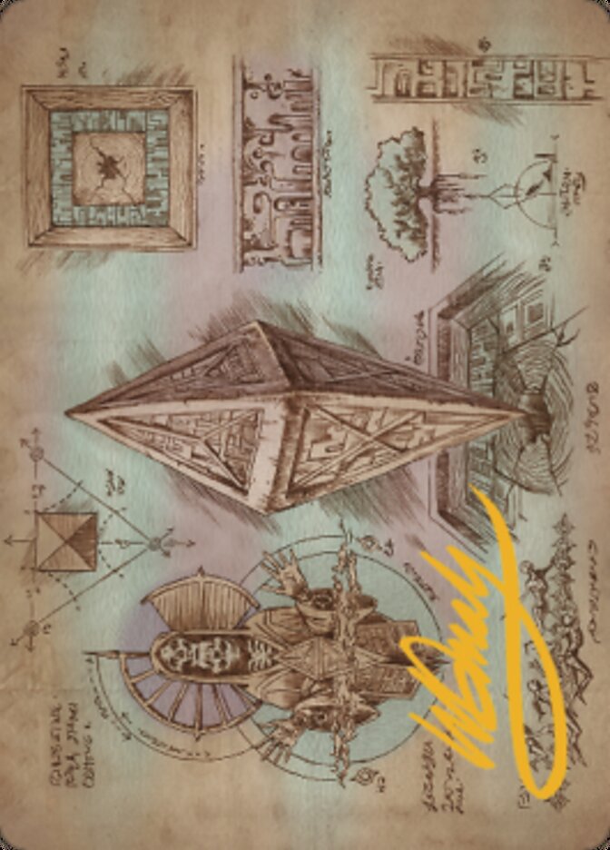 Keening Stone Art Card (Gold-Stamped Signature) [The Brothers' War Art Series] | Exor Games Bridgewater