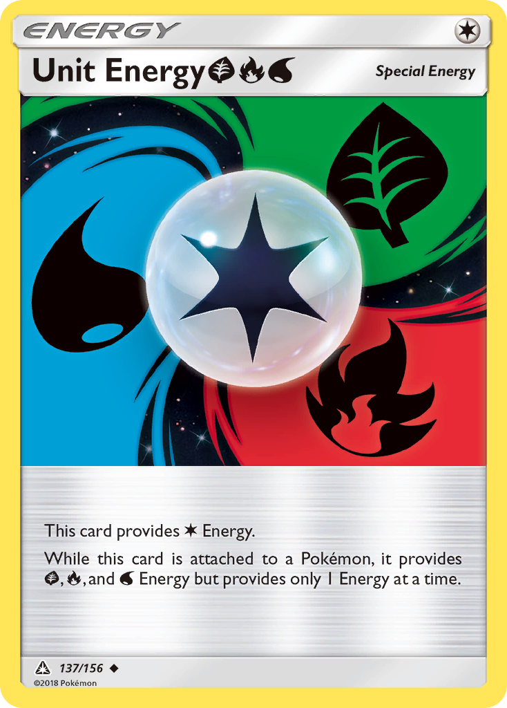 Unit Energy (137/156) (Grass, Fire, Water) [Sun & Moon: Ultra Prism] | Exor Games Bridgewater