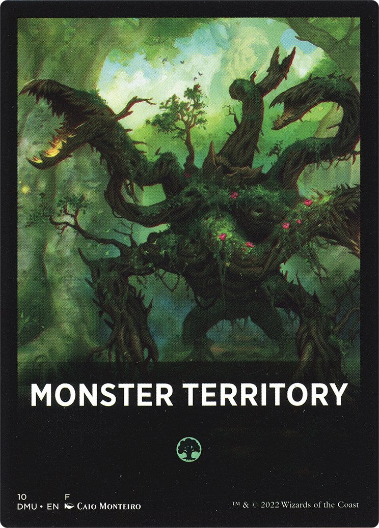 Monster Territory Theme Card [Dominaria United Tokens] | Exor Games Bridgewater