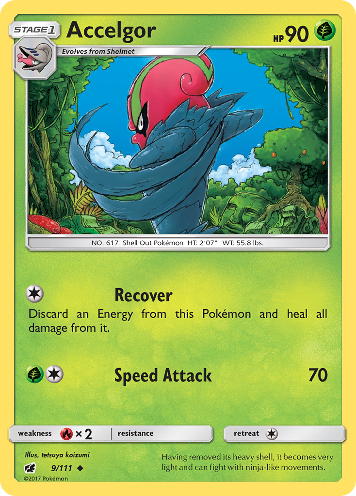 Accelgor (9/111) [Sun & Moon: Crimson Invasion] | Exor Games Bridgewater