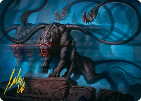 Displacer Beast Art Card (Gold-Stamped Signature) [Dungeons & Dragons: Adventures in the Forgotten Realms Art Series] | Exor Games Bridgewater