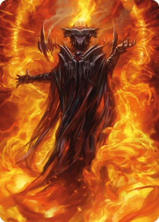 Sauron, the Dark Lord Art Card [The Lord of the Rings: Tales of Middle-earth Art Series] | Exor Games Bridgewater