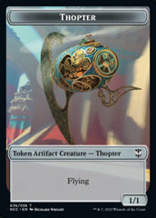 Thopter // Treasure (013) Double-sided Token [Streets of New Capenna Commander Tokens] | Exor Games Bridgewater