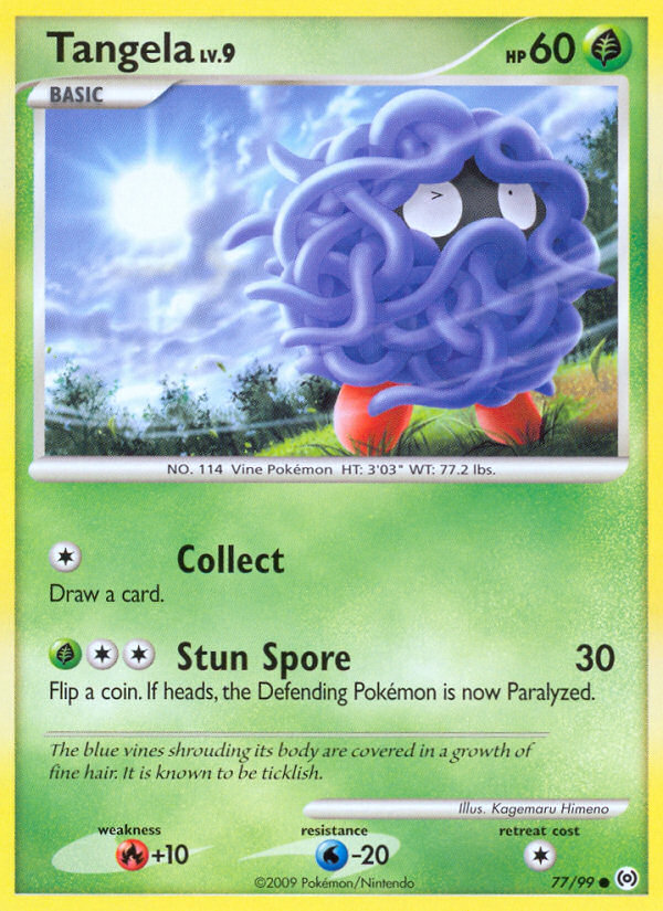 Tangela (77/99) [Platinum: Arceus] | Exor Games Bridgewater