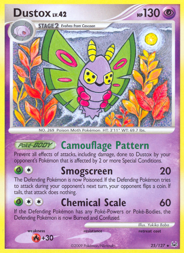 Dustox (25/127) [Platinum: Base Set] | Exor Games Bridgewater