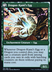 The Dragon-Kami Reborn // Dragon-Kami's Egg [Kamigawa: Neon Dynasty Prerelease Promos] | Exor Games Bridgewater