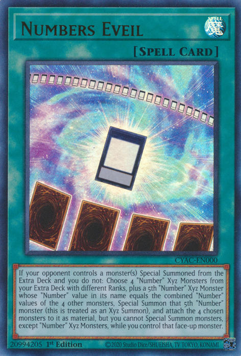 Numbers Eveil [CYAC-EN000] Ultra Rare | Exor Games Bridgewater