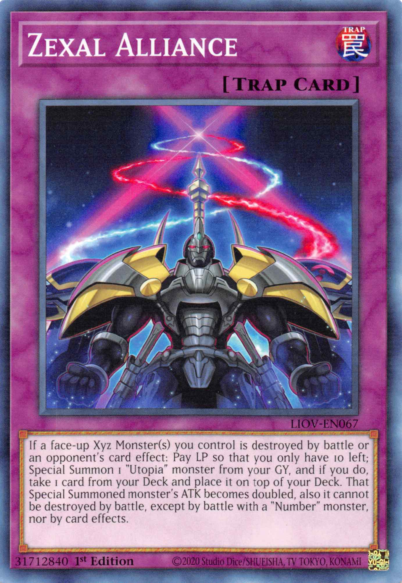 Zexal Alliance [LIOV-EN067] Common | Exor Games Bridgewater